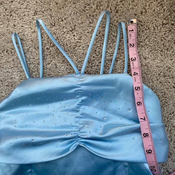 Children’s Princess Dress- light blue with sequin detail - Picture 12 of 12